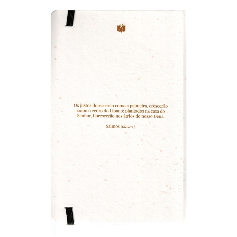 Caderno Moleskine | Com Pauta | Floresça Onde Deus Te Plantou