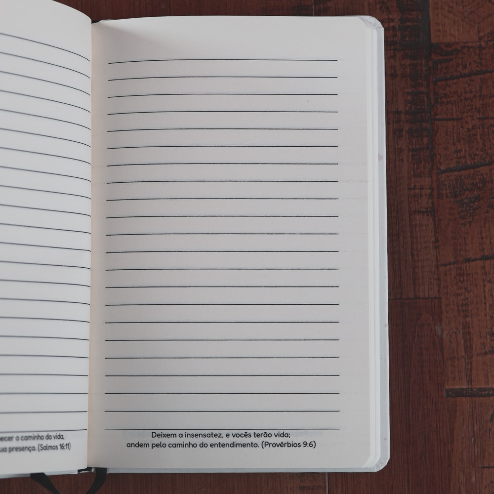 Caderno Moleskine | Com Pauta | Floresça Onde Deus Te Plantou
