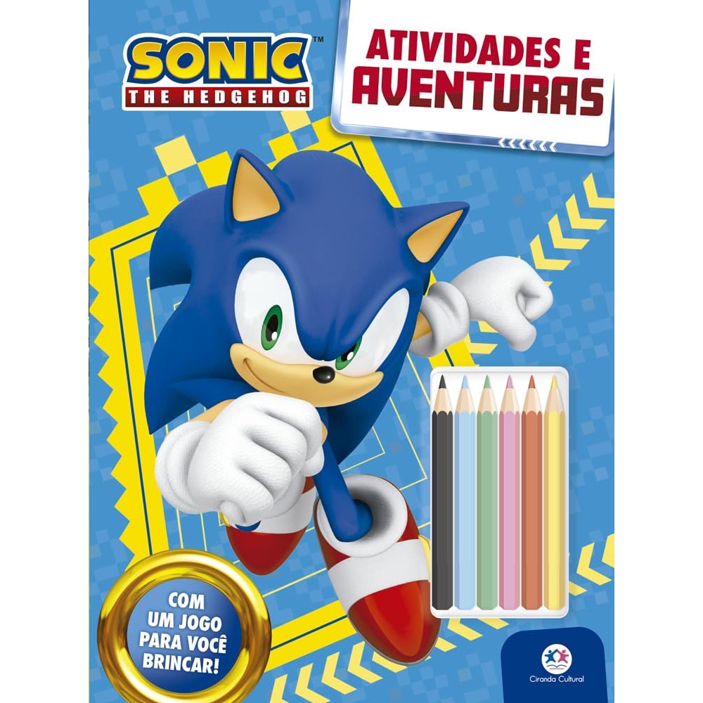Sonic | Atividades E Aventuras | 3 A 5 Anos