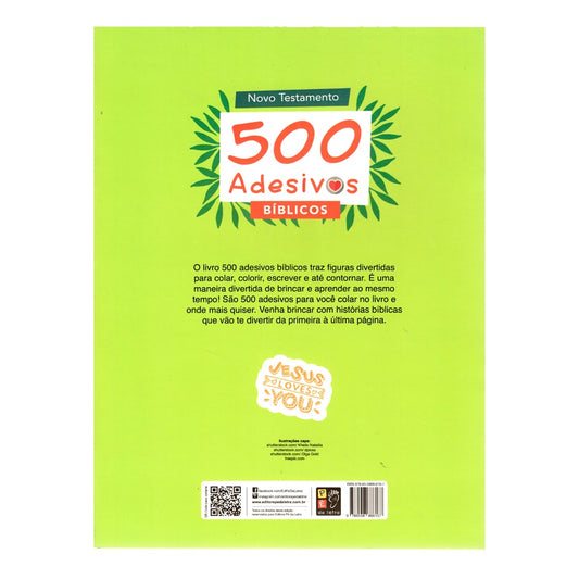 500 Adesivos Bíblicos | Novo Testamento