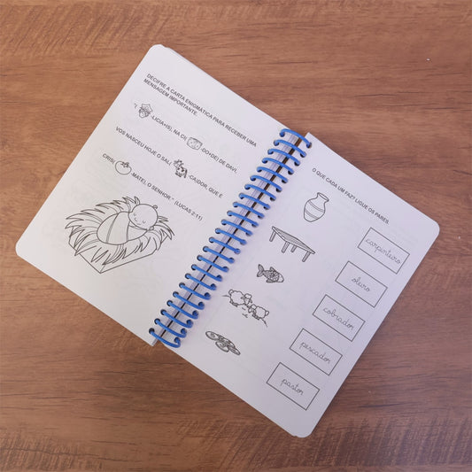 Atividades Bíblicas | 3 a 5 anos | Capa Espiral