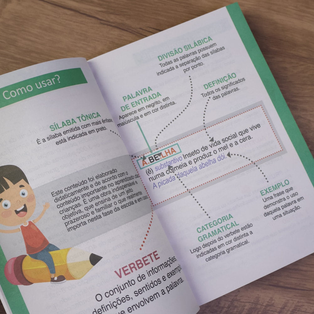 Dicionário Ilustrado Infantil De Língua Portuguesa