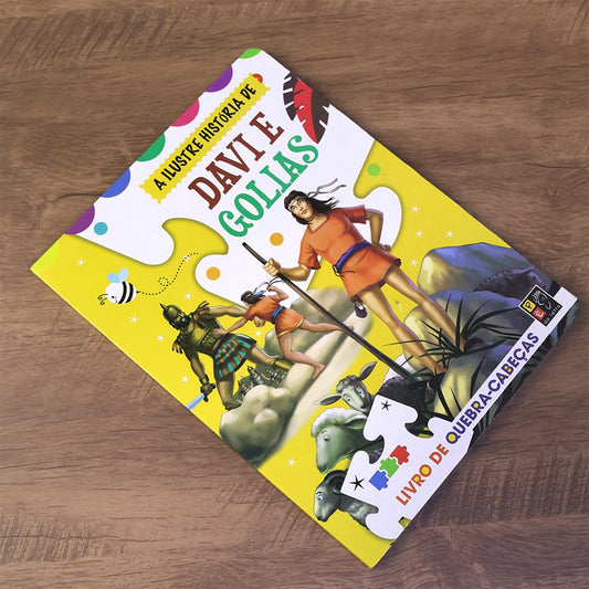 Livro de Quebra-Cabeças | A Ilustre História de Davi e Golias