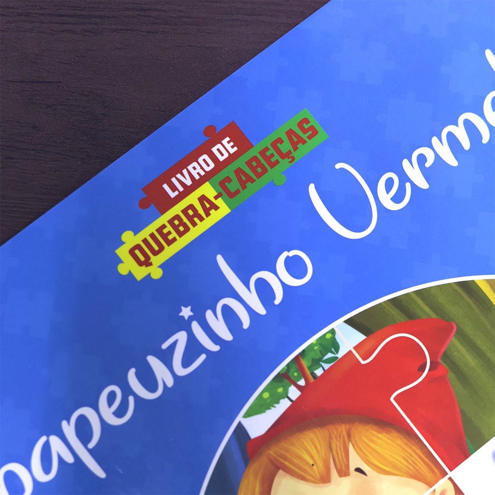 Livro de Quebra-Cabeças | Chapeuzinho Vermelho