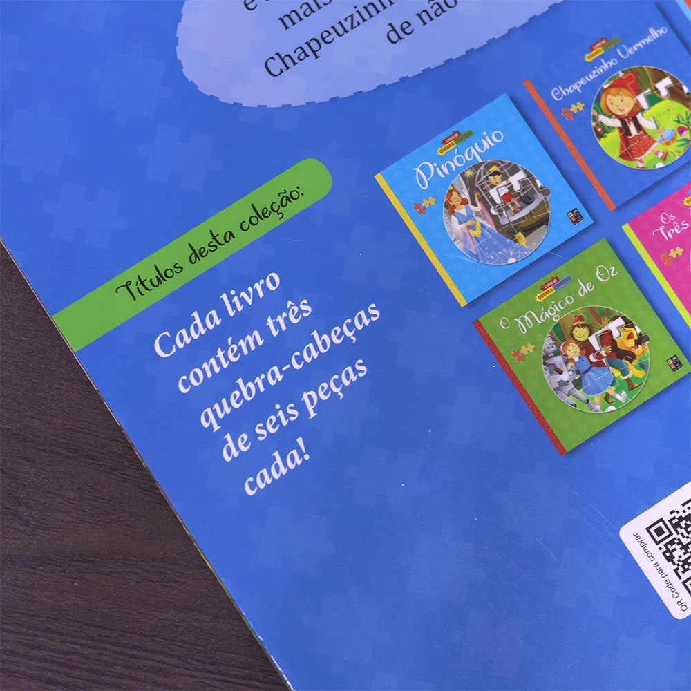 Livro de Quebra-Cabeças | Chapeuzinho Vermelho