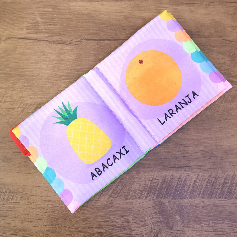 Meu Livro de Tecido | Frutas