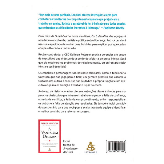 Os 5 Desafios das Equipes | Patrick Lencioni
