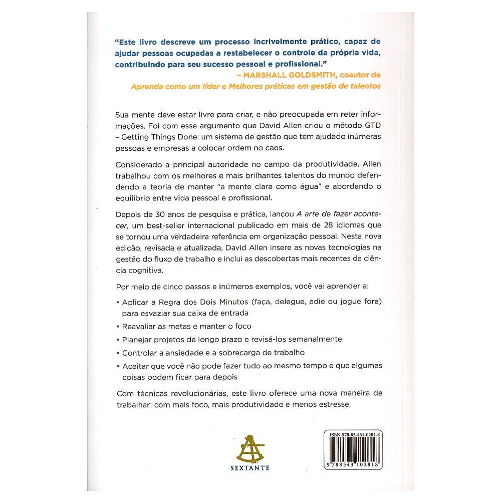 A Arte de Fazer Acontecer | David Allen