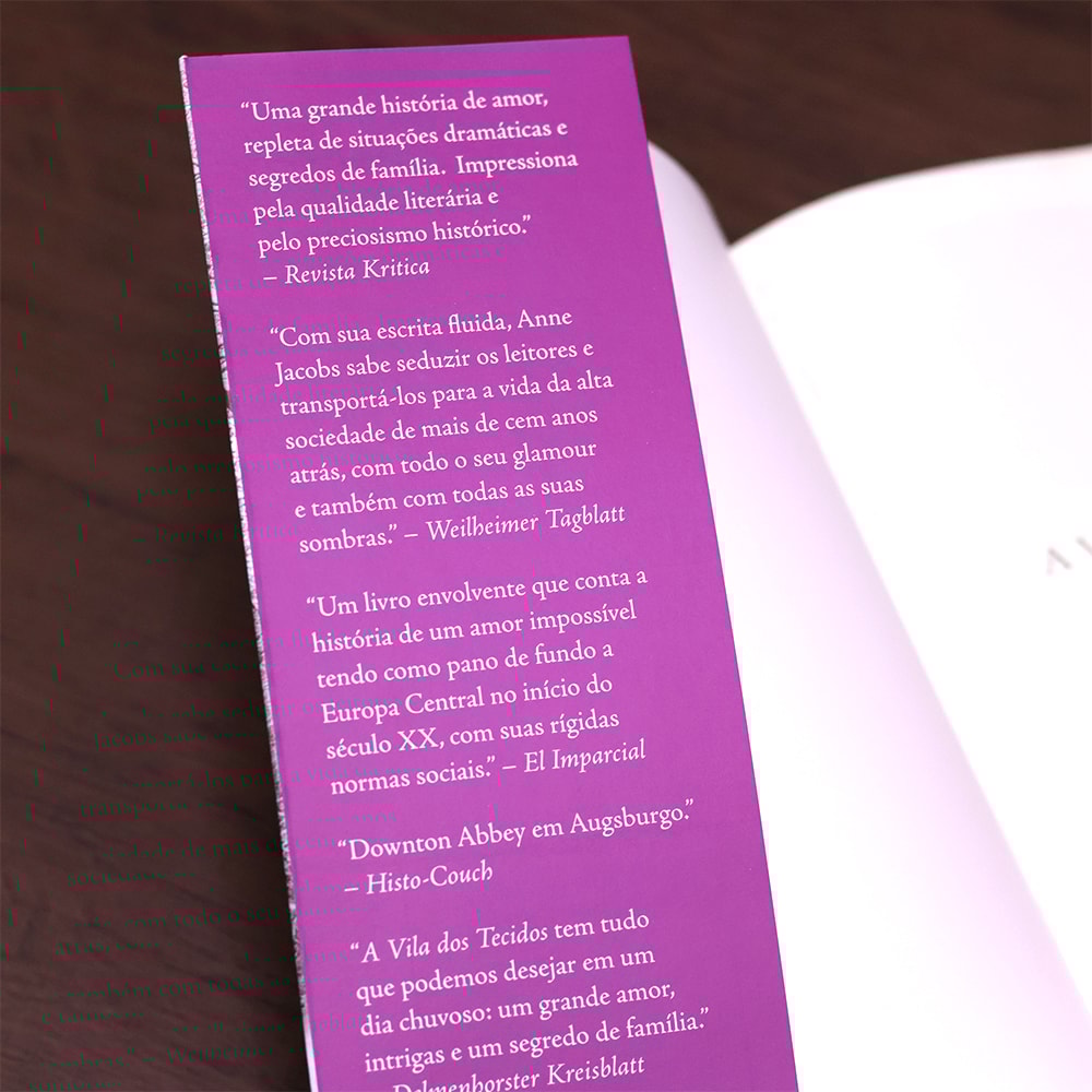 A Vila dos Tecidos | Livro 1
| Anne Jacobs
