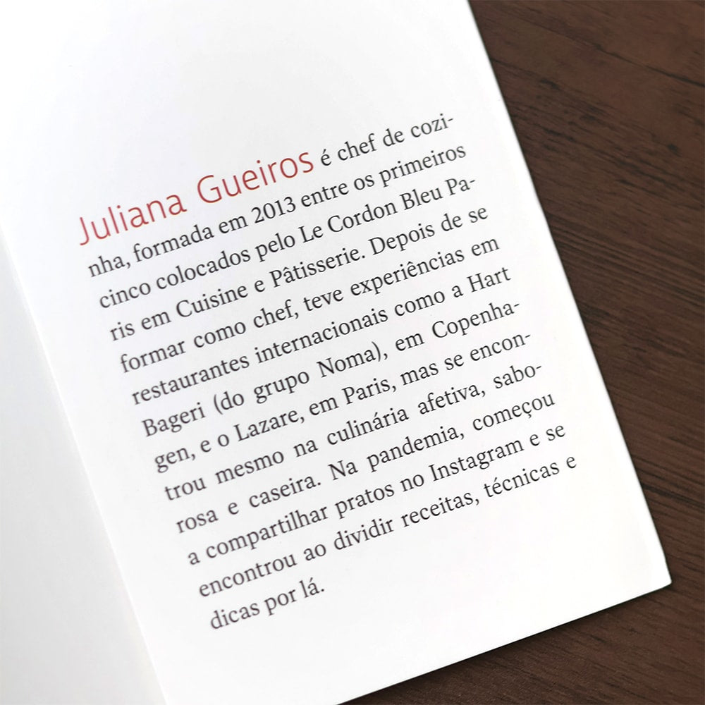 Na Cozinha |
Juliana Gueiros