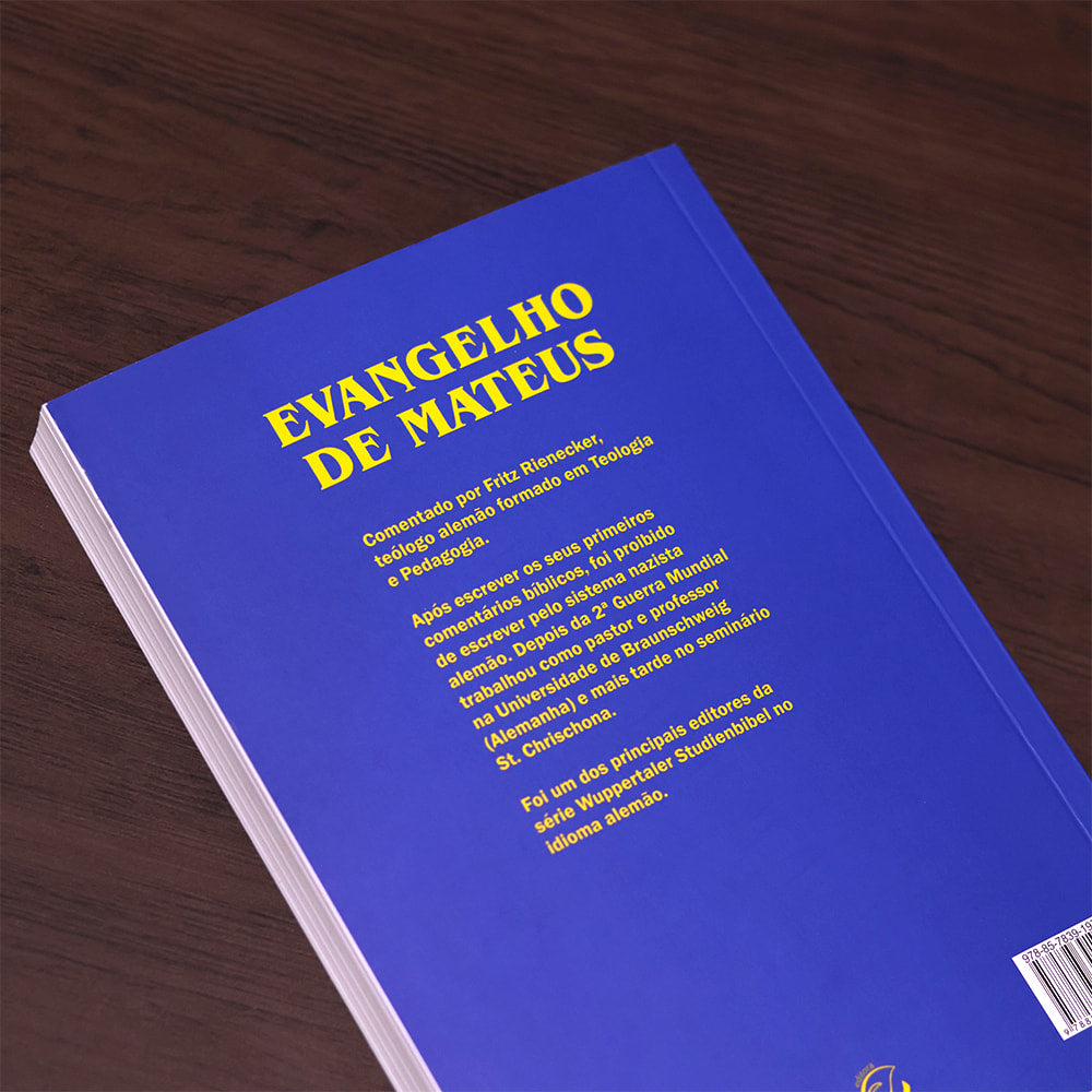Comentário Evangelho de Mateus |
Fritz Rienecker