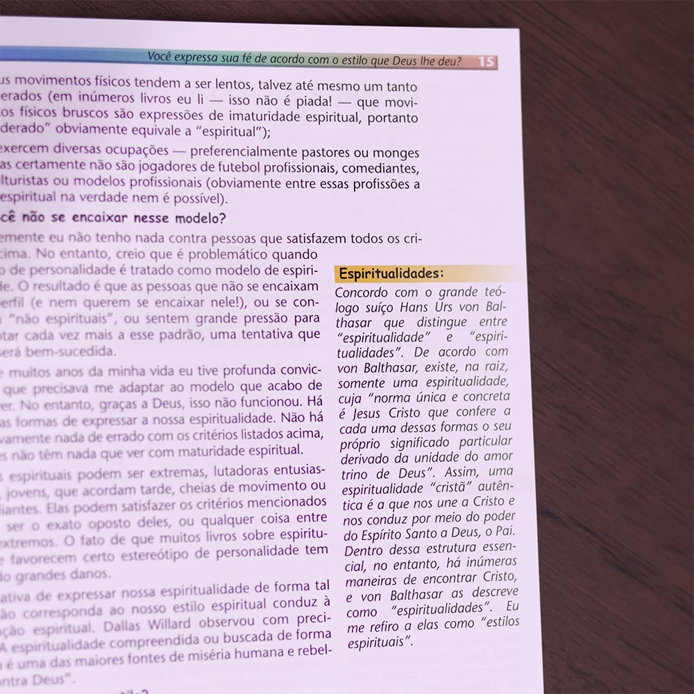 As 3 Cores da Sua Espiritualidade |
Christian A Schwarz