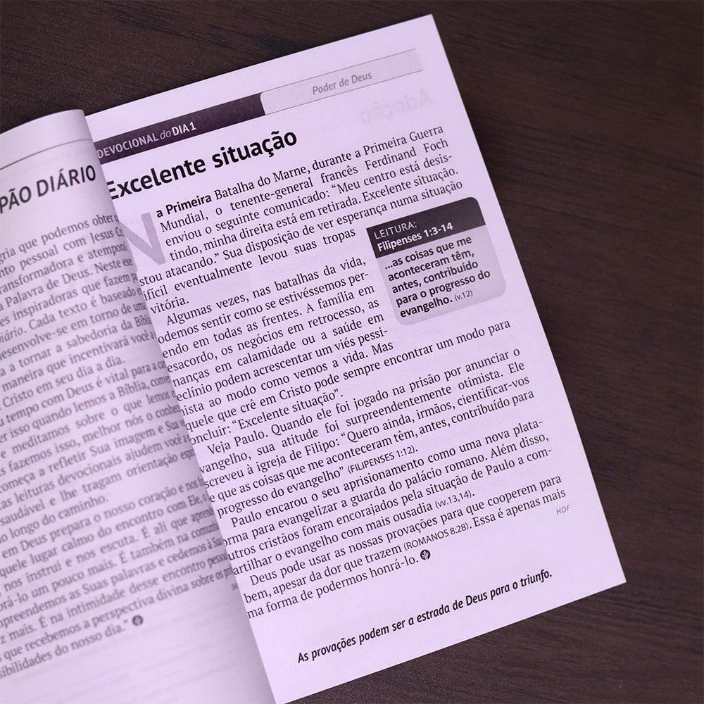 Devocional Pão Diário | Capa Leão de Judá