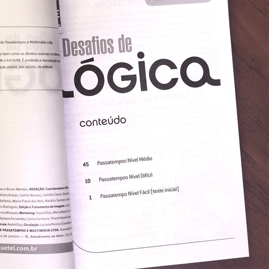 Desafios de Lógica | Nível Médio | Livro 27