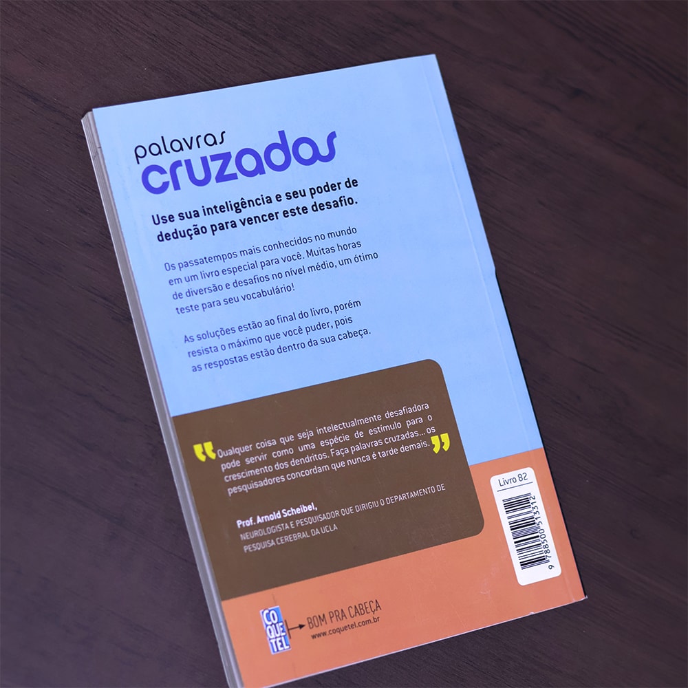 Coquetel Palavras Cruzadas | Nível Médio | Livro 82