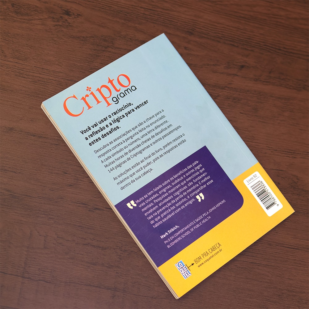 Coquetel Criptograma | Médio | Livro 92