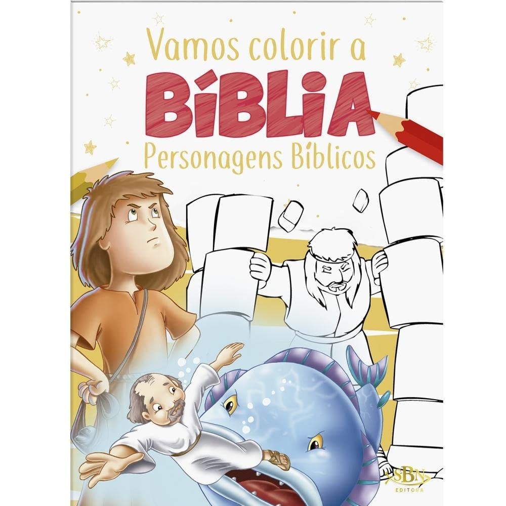 Vamos Colorir a Bíblia | Personagens Bíblicos | 4 Anos