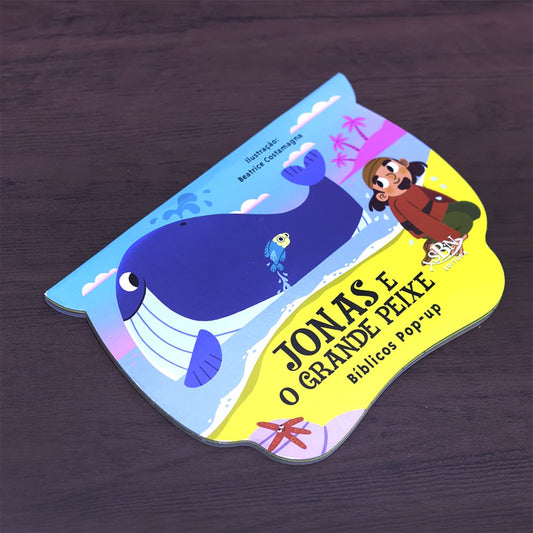 Bíblicos Pop-Up | Jonas e o Grande Peixe | 3 Anos