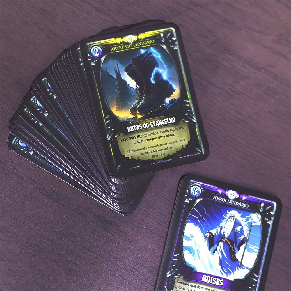 Faith Battle | Jogo de Cartas Colecionáveis Bíblico | 8 Anos