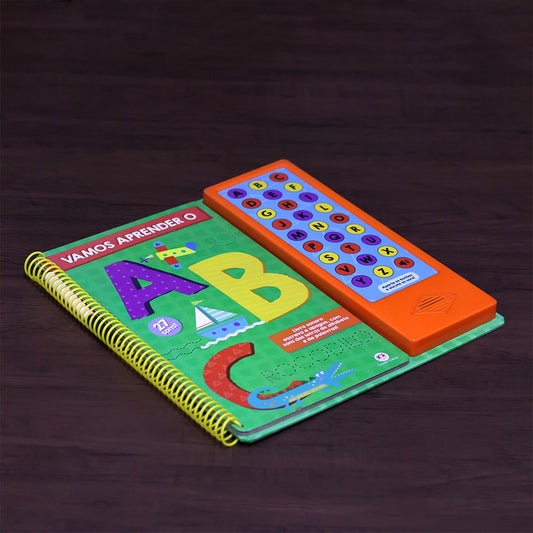 Vamos Aprender o ABC | Livro Sonoro e Escreva e Apague | 3 Anos