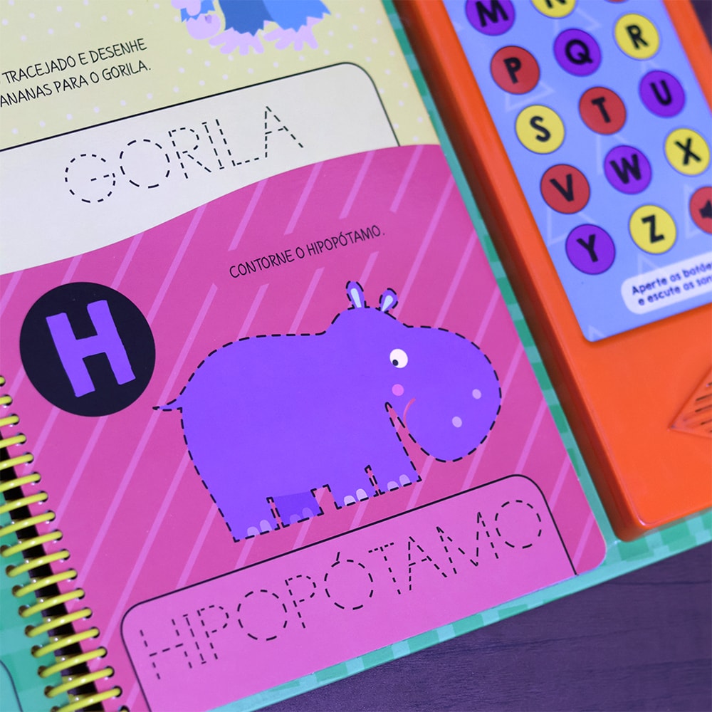 Vamos Aprender o ABC | Livro Sonoro e Escreva e Apague | 3 Anos