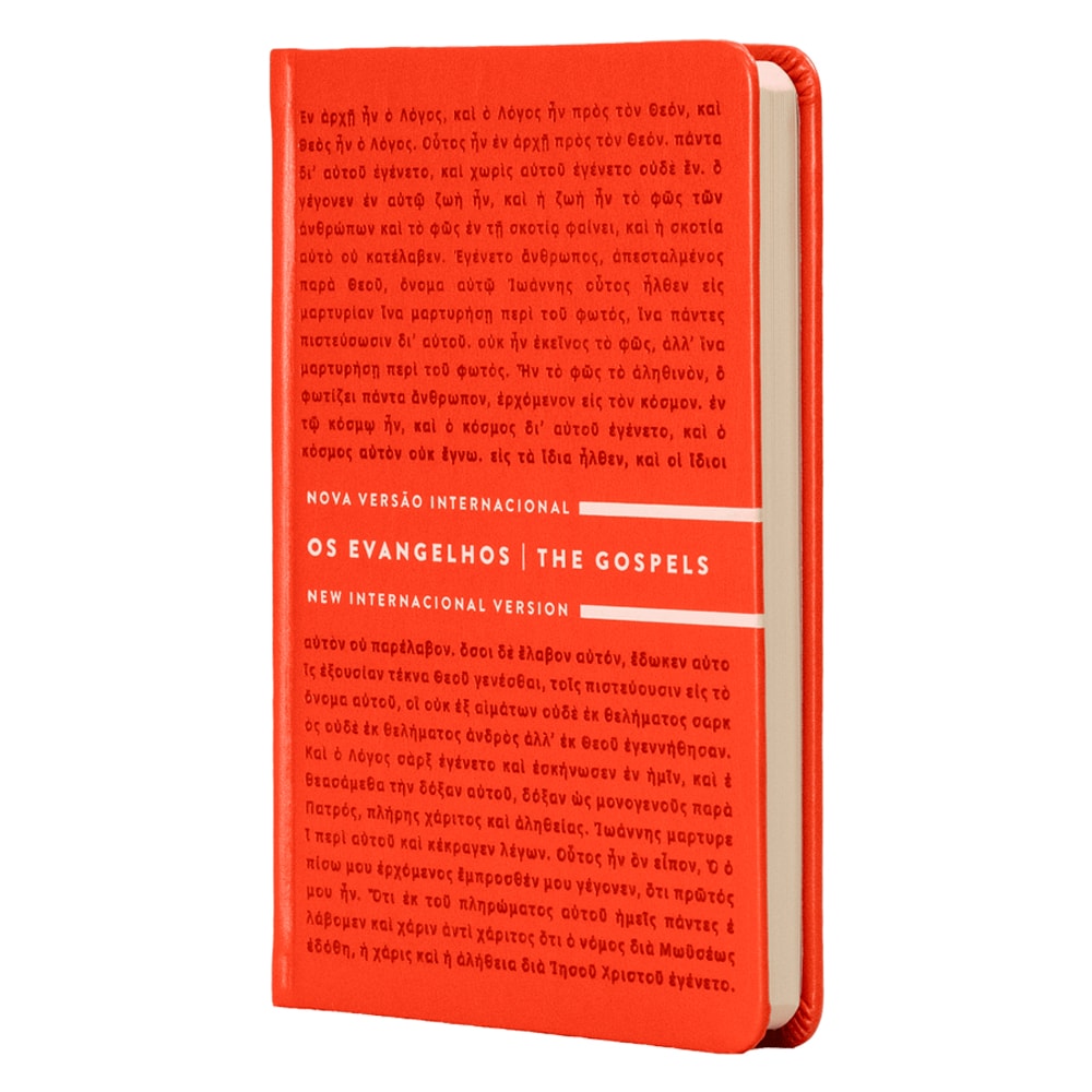 Os Evangelhos | Bilíngue | NVI | Letra Grande | Capa Dura