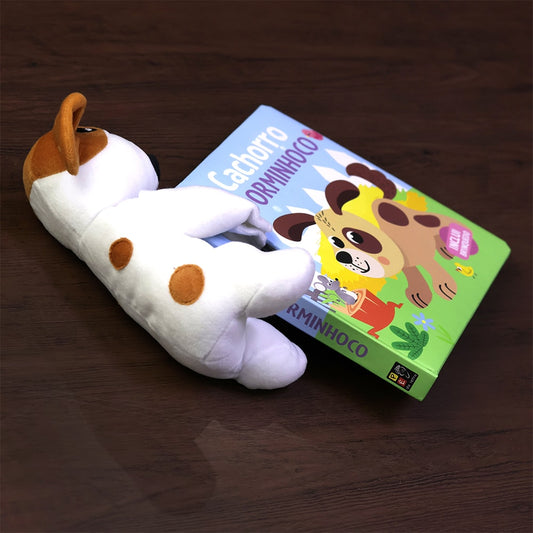 Cachorro Dorminhoco | Livro com Pelúcia | 1 a 4 Anos
