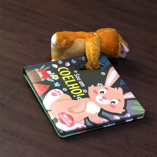 Sou um Coelho | Livro com Pelúcia | 1 a 4 Anos