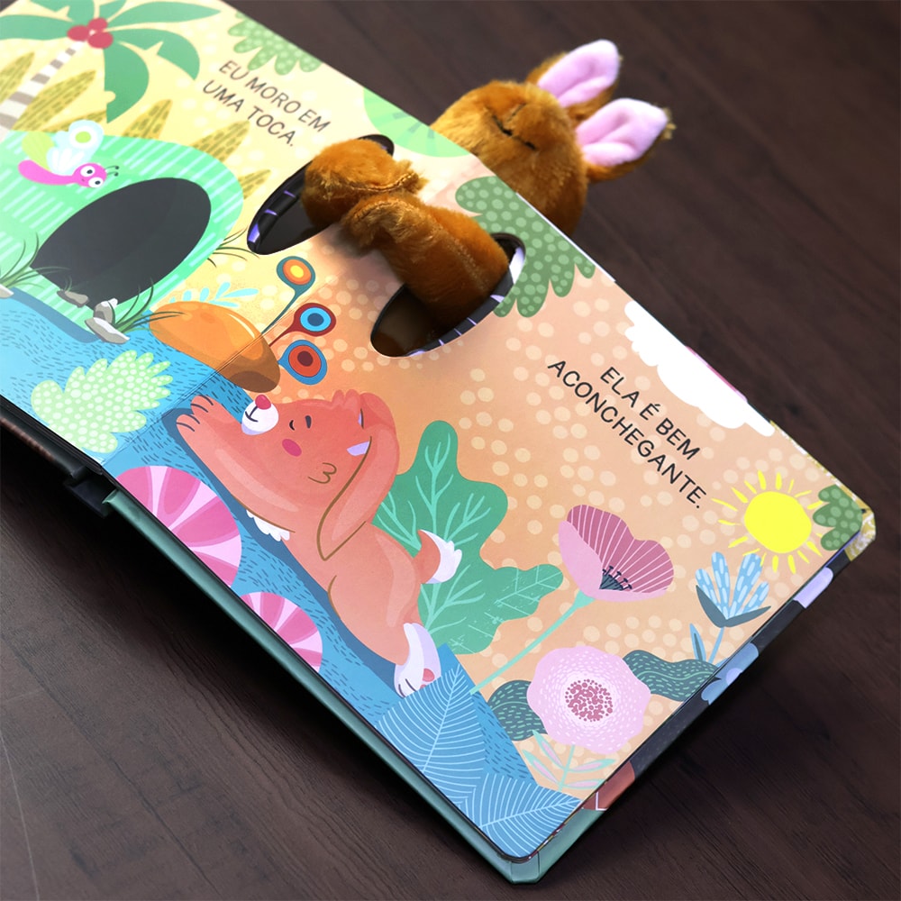 Sou um Coelho | Livro com Pelúcia | 1 a 4 Anos