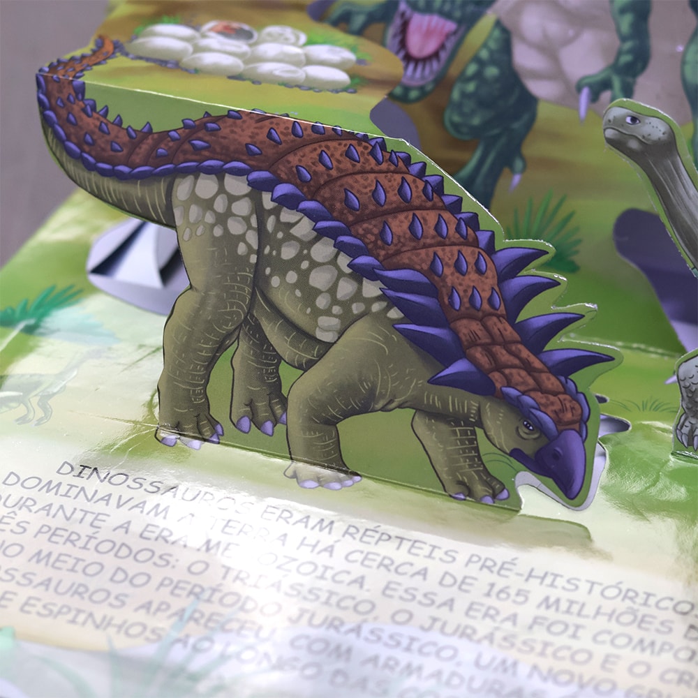 Livro Meu Sensacional Livro Pop-Up | O Surpreendente Mundo dos Dinossauros