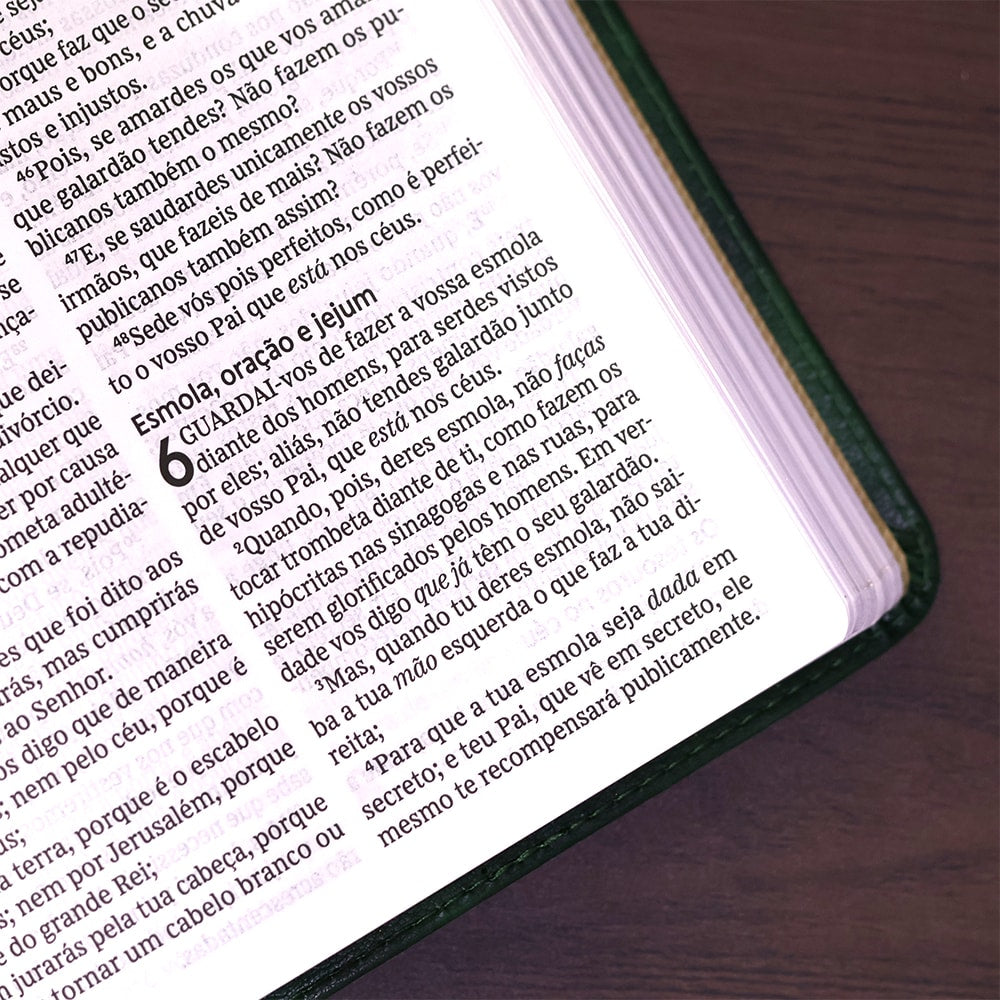 Bíblia Sagrada | ACF | Leitura Perfeita | Capa Couro Soft Verde