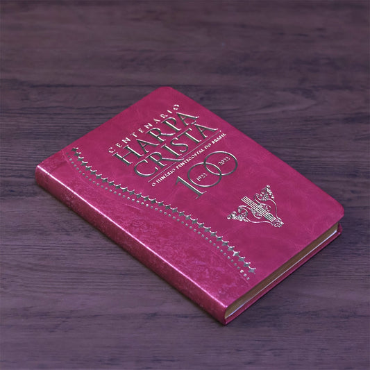 Harpa Cristã Centenário | Letra Grande | Capa Luxo Vinho