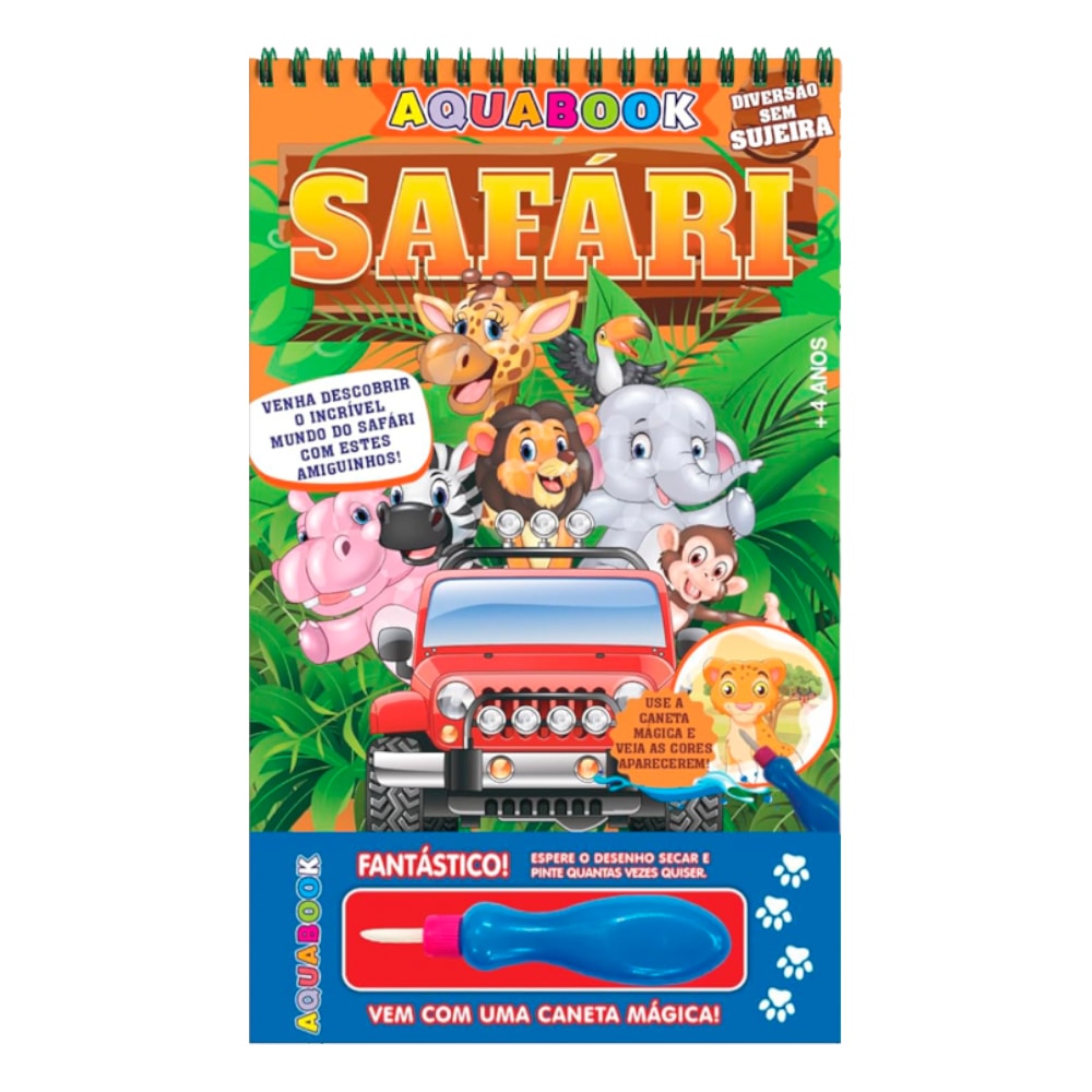 Aquabook Safári | Diversão sem sujeira