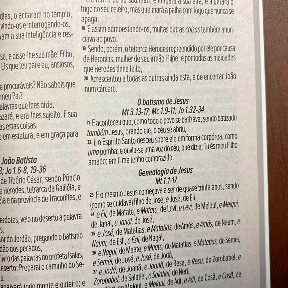 Bíblia Sagrada Lettering Abri meu Coração | ARC | Letra Normal | Capa Brochura