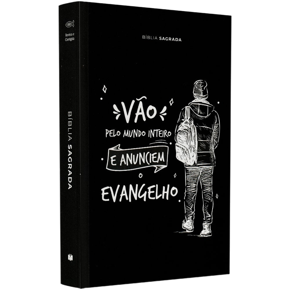 Bíblia Sagrada Vão Pelo Mundo | ARC | Letra Normal | Capa Brochura