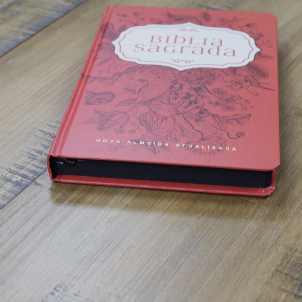 Biblia Flores Vermelhas | NAA | Letra Normal | Capa Dura