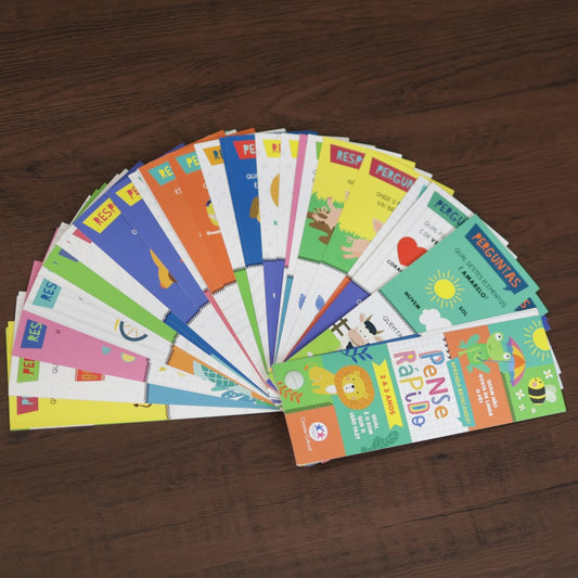 Livro Flash Cards Pense Rápido | 2 a 3 Anos