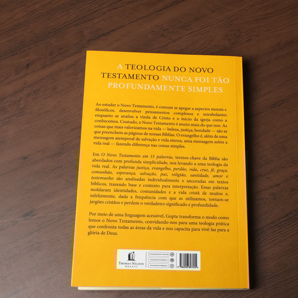 O Novo Testamento Em 15 Palavras | Nijay K Gupta