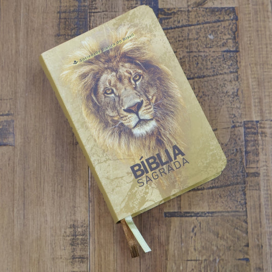 Bíblia Sagrada Leão Dourado | ARA | Edição de Bolso