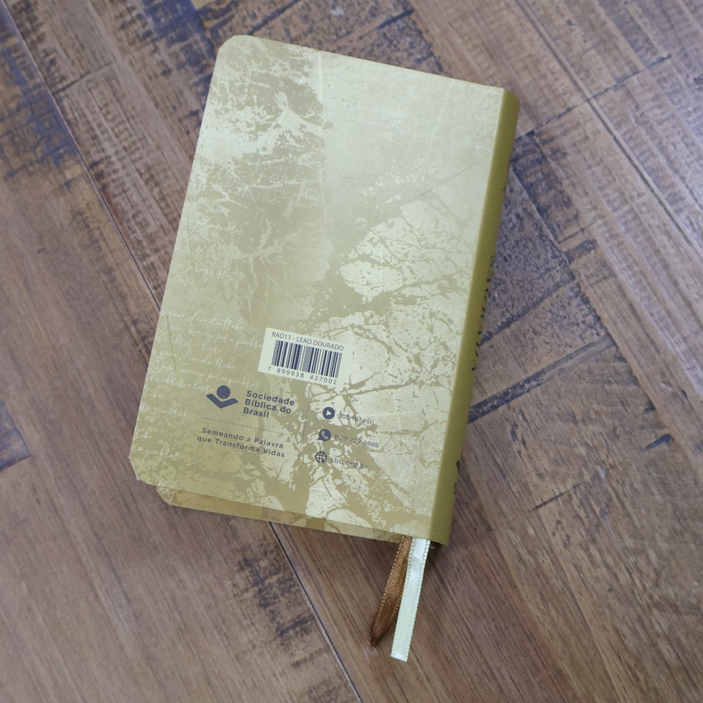 Bíblia Sagrada Leão Dourado | ARA | Edição de Bolso