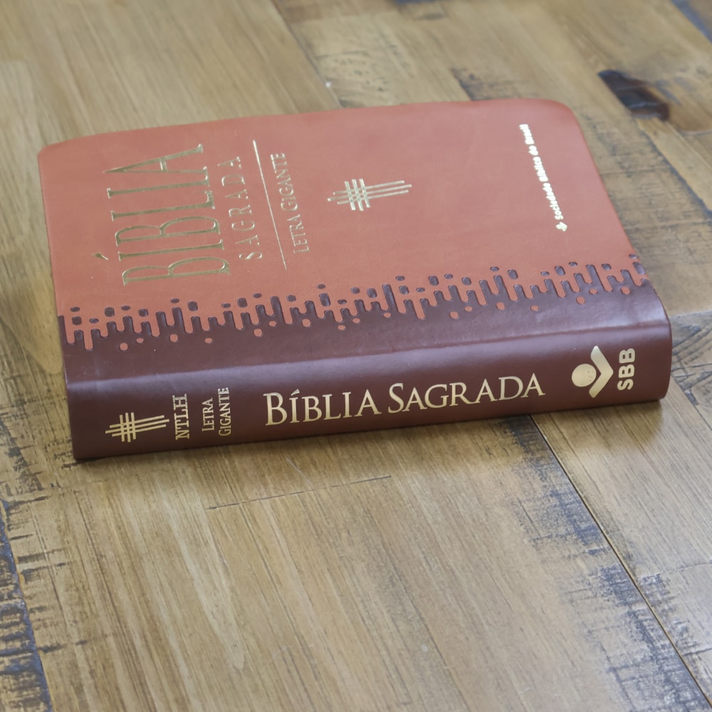 Bíblia Sagrada | Letra Gigante | NTLH | Capa Marrom Claro | Com Índice