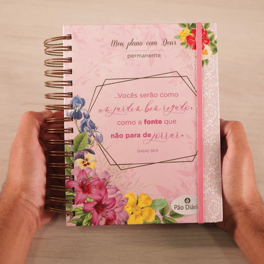 Planner Meu Plano com Deus | Abundância | Capa Dura Espiral