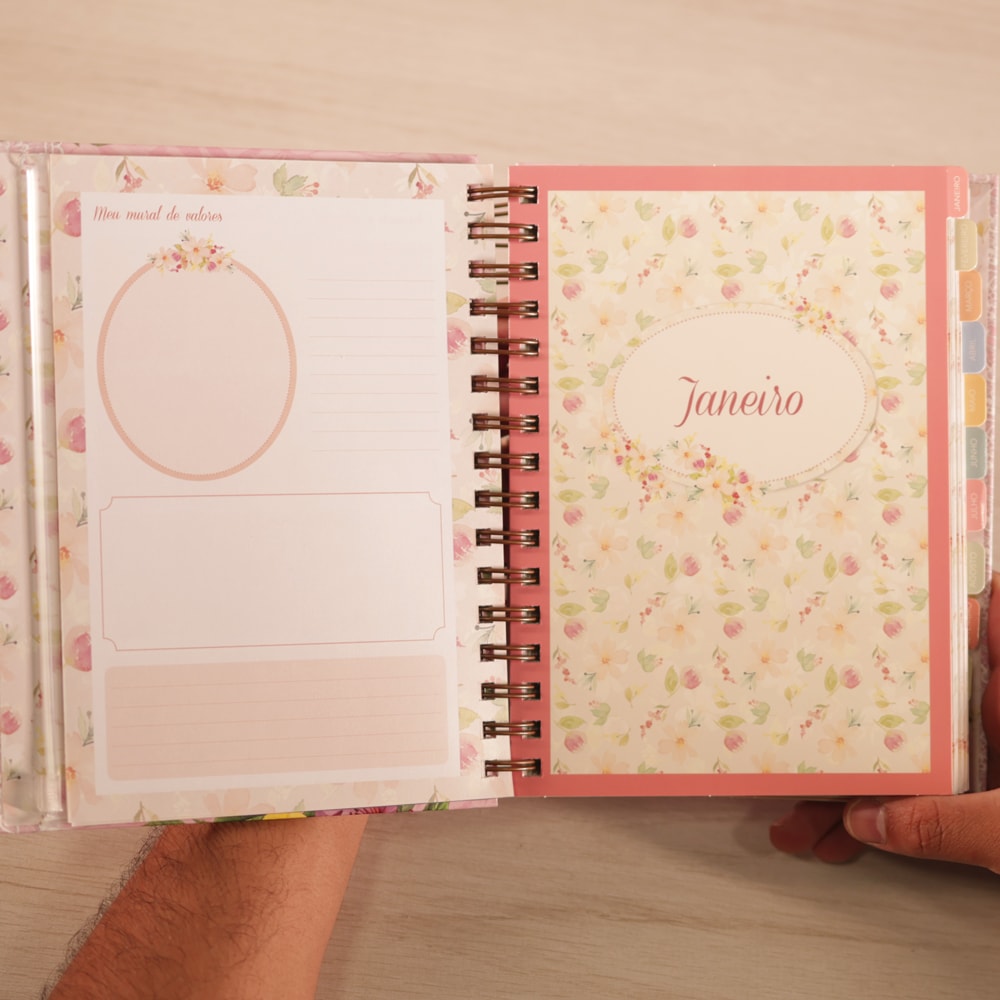 Planner Meu Plano com Deus | Abundância | Capa Dura Espiral