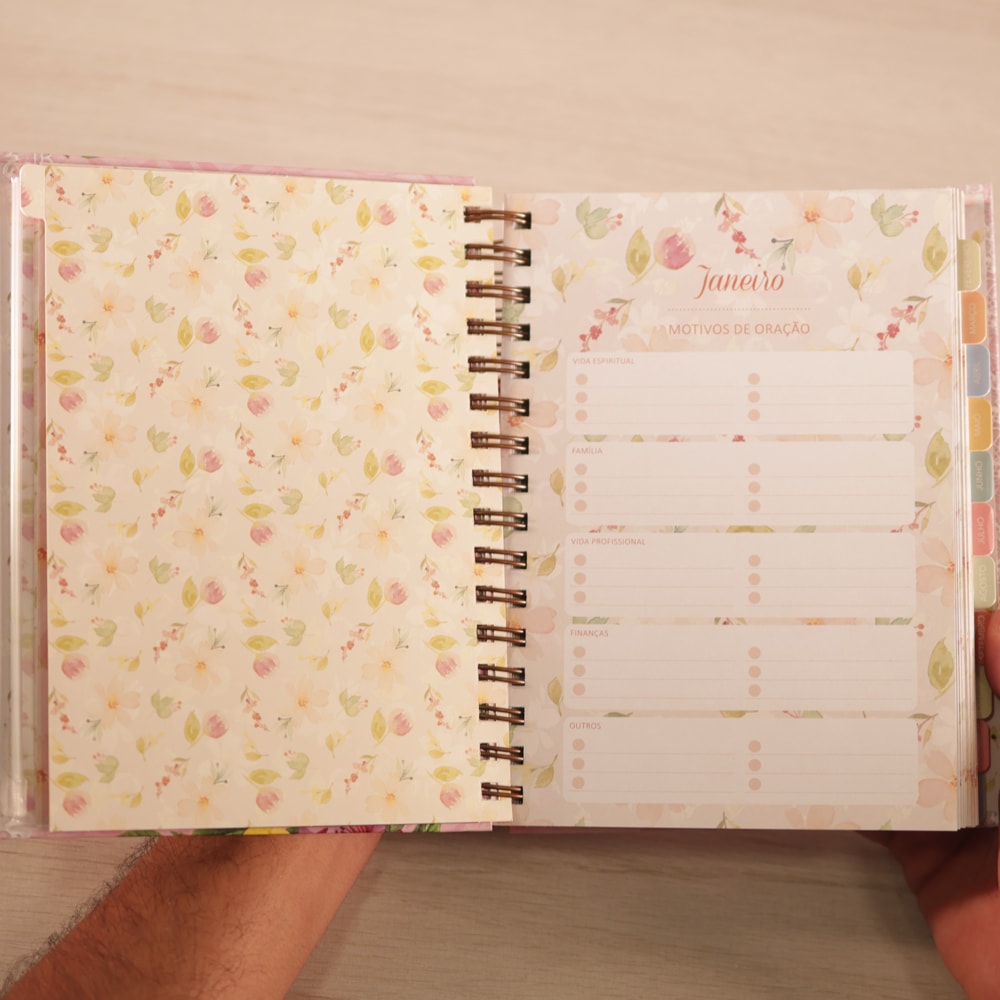 Planner Meu Plano com Deus | Abundância | Capa Dura Espiral