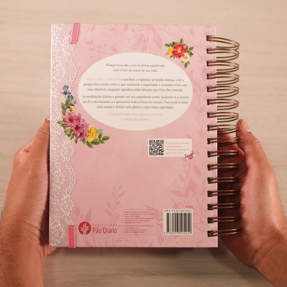 Planner Meu Plano com Deus | Abundância | Capa Dura Espiral