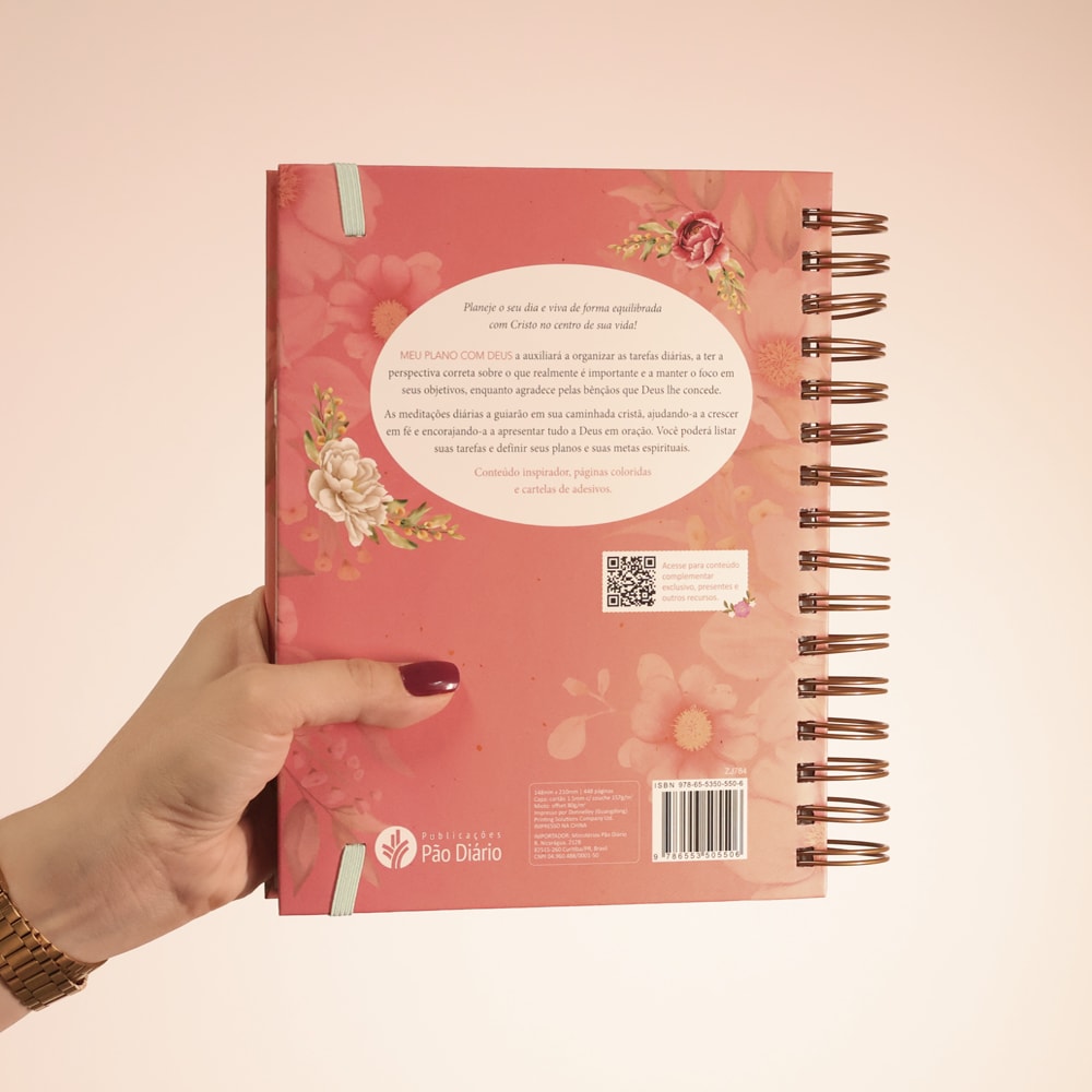 Planner Meu Plano com Deus | Intimidade | Capa Dura Espiral