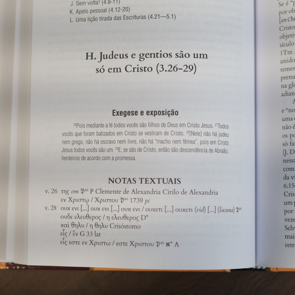 Comentário Exegético Gálatas | F F Bruce