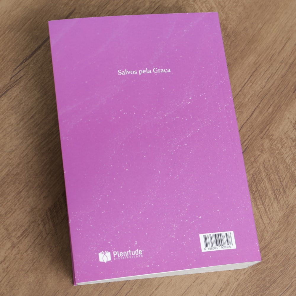 Bíblia Sagrada Salvos Pela Graça Rosa | NVI | Letra Normal | Capa Brochura