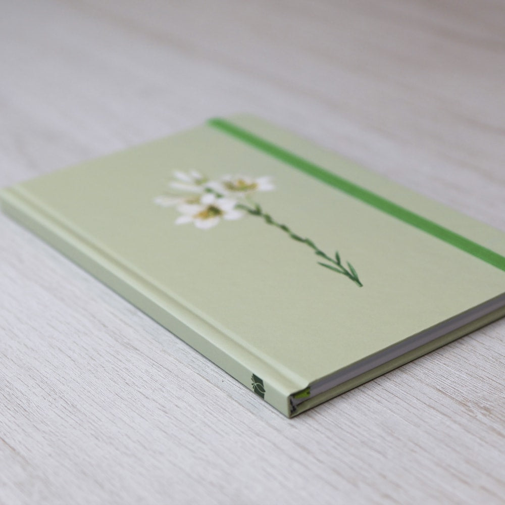 Caderno Moleskine | Com Pauta | Lírios