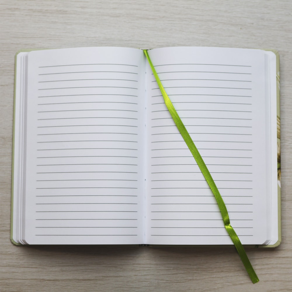 Caderno Moleskine | Com Pauta | Lírios